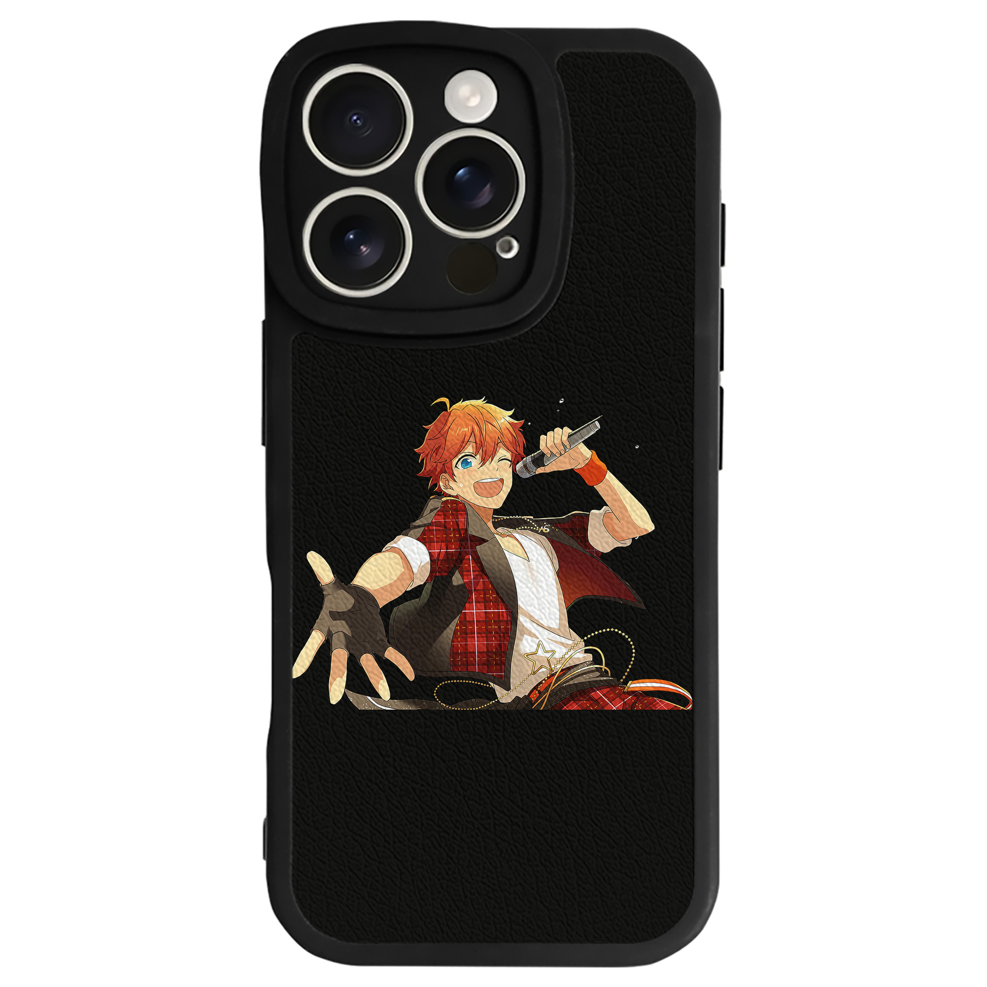 （画像用） あんさんぶるスターズ! Ensemble Stars 【iPhone 16シリーズ対応】シリコンスマホケース（レザー調） 材質：シリコン